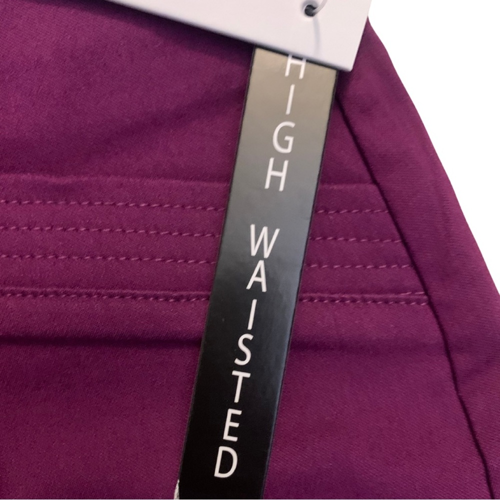 2/$30 JOE B Purple High Waisted Shorts Small NEW Retro Twee Dopamine - Picture 5 of 9